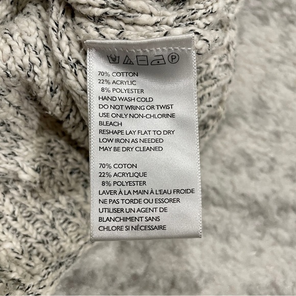 Silence & Noise Heathered Grey Full Zip Sweater - Picture 7 of 9